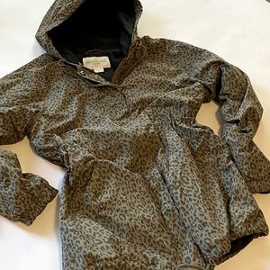 OBEY limited edition - olive leopard print jacket. Size large.
